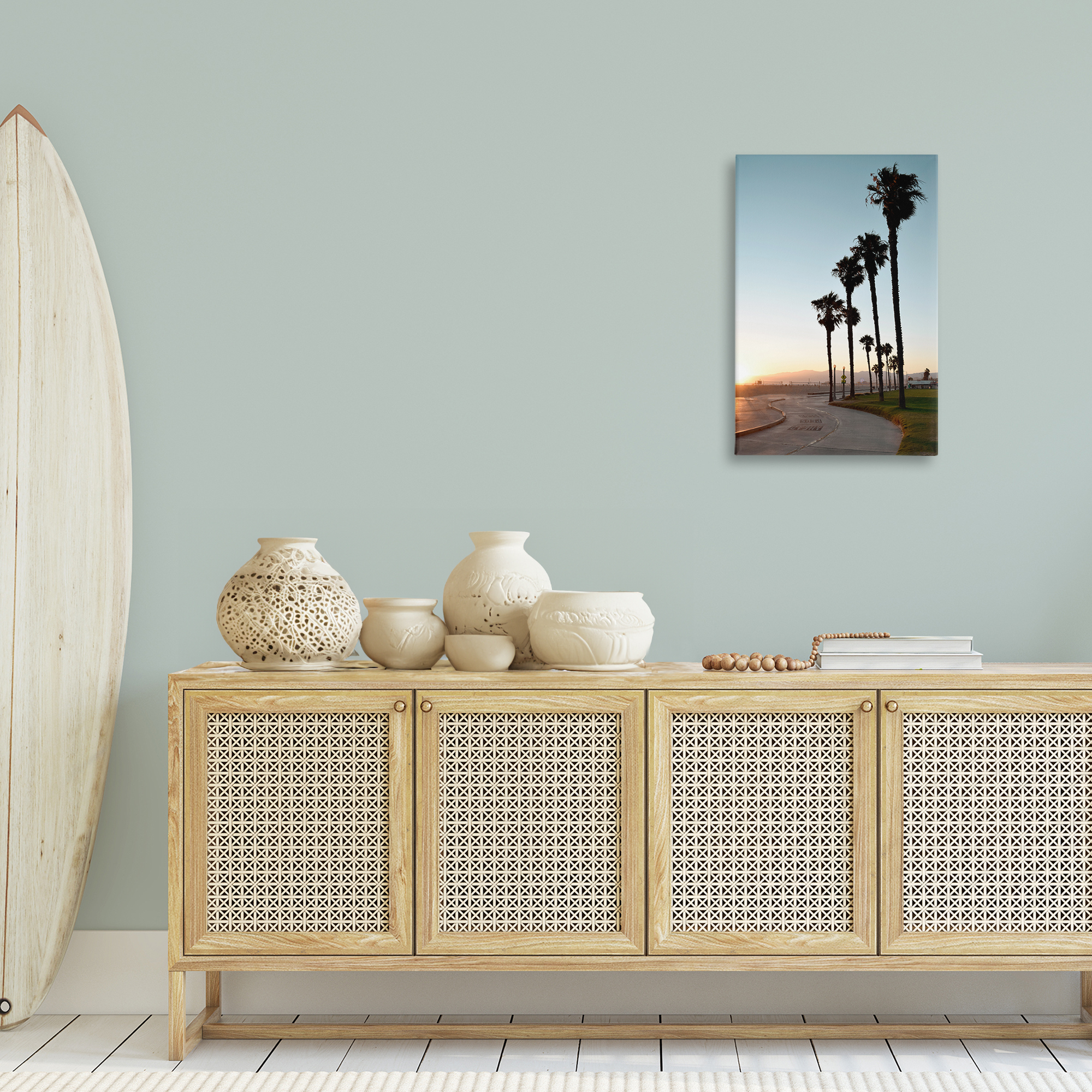 Stupell Industries Clear Day Palm Trees Landscape & Nature Photography Wrapped Canvas Art Print Wall Art, 20 x 30