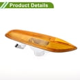 thumbnail image 4 of Cubierta de luz de marcador lateral izquierdo para automóvil Unique Bargains 1 Pc para BMW 320i 2002-2005 63137165913 amarilla, 4 of 7