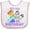 White and Pink, variant on Inktastic It's My 1st Birthday Unicorn Boys or Girls Baby Bib