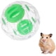thumbnail image 1 of Pelota para hámster, pelota de plástico para ejercicio, juguete para jerbos, pelota de ejercicio para hámster para animales pequeños, la pelota de viaje transparente para mascotas es muy adecuada, 1 of 5