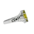 thumbnail image 2 of JackAni 10k Gold Simulated Peridot August Birthstone 2026 Class Graduation Ring - Size 6.50, 2 of 5