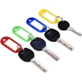 thumbnail image 3 of Key Tags with Ring Key Label Plastic Tags Colored Labels Key Tags Paper Key Ring Labels Pp Sign Board Key Rings for Keychains Id Labels for Key Tags Clear Key Tags Paper, 3 of 4