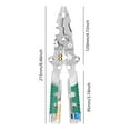 thumbnail image 5 of Foldable Voltage Tester Screwdriver Wire Stripper Crimper Electrician Tool Kit, 5 of 9