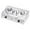 Silver, variant on Carevas Portable Karaoke Mixer,Professional Digital Audio Sound Karaoke Machine Echo Mixer System for Family Party Entertainment, 2 Mic Inputs