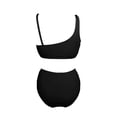 thumbnail image 2 of Traje de Baño Bikini Op para Mujer con Tirante un Hombro Negro Talla EG, 2 piezas, 2 of 4