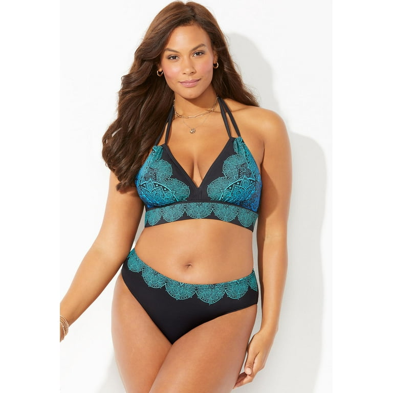 Swimsuits for All Avenger Halter Bikini Set Walmart