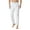 White, variant on KaLI_Store Mens Athletic Drawstring Pants Elastic Waist Casual Jogger Baggy Pants GY1,S
