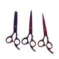 thumbnail image 3 of 4pcs Professional Dog Grooming Scissors Set Stainless Steel Pet Trimmer Kit for Dogs Cats 7 Inches, 3 of 9