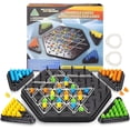 thumbnail image 1 of YRGFCCC Trigle Juego de Mesa,Juego Mesa Goma del Triángulo,Juego de Triángulo,Entrenar el Pensamient, 1 of 7
