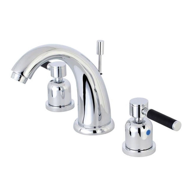 Kingston Brass KB8981DKL Robinet de Lavabo à Large Diffusion 8 Po, Chrome Poli