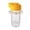 Yellow, variant on Manual Screw-Top Lemon Squeezer, Mini Fruit Juicer with Built-In Filter & Spout, Heavy-Duty Construction for Orange Lemon Jalapeno Home Kitchen Fresh Squeezing, Orange