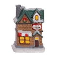 Mini Christmas Village LED Lighted Christmas Village Houses with
