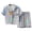 a4-Grey, variant on KPOPLK Girls Pjs Outfit Toddler Girl 2 Piece Button Down Cute Print Short Sleeve & Shorts Pjs Set Soft Fun Sleepwear for Kids Clothes Size 7-8 Years,Yellow