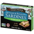(3 pack) Crown Prince, Skinless & Boneless Sardines in Olive Oil, 3.75