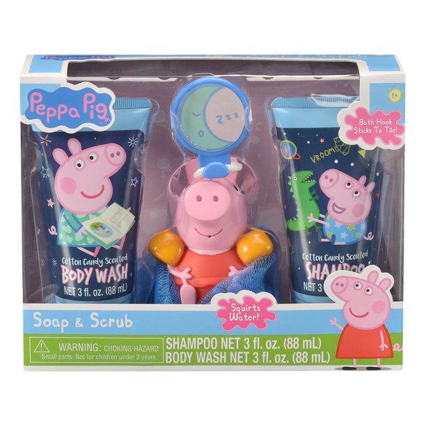 Peppa Pig Soap and Scrub Body Wash and Shampoo Set, 4 pieces - Walmart ...