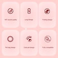 thumbnail image 2 of Auriculares Bonitos auriculares para juegos con orejas de gato Luz RGB ajustable Compatible con Bluetooth 5.3 EDR Ehuebsd Para estrenar, 2 of 3