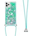thumbnail image 1 of Funda FOXDOCK para iPhone 11 Pro Max con Cuerda Ajustable, Brillo Líquido, Protección Antigolpes y Lente – Ideal para Regalo, 1 of 6