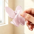 thumbnail image 5 of UYUH Metnal Wall Hooks Decorative,Small Modern Gold Brass Hook,Butterfly Bath Towel Hook,Coat Hat Robe Hooks for Girl's Bedroom,Stainless Steel,Wall Mounted,Butterfly Rotating Glue Hook, 5 of 9