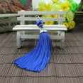 thumbnail image 6 of U8MO 8cm Key Chian Pendant Ice Silk Lobster Clip Tassel Trim Jewelry Making 13 Colors-1# red, 6 of 9