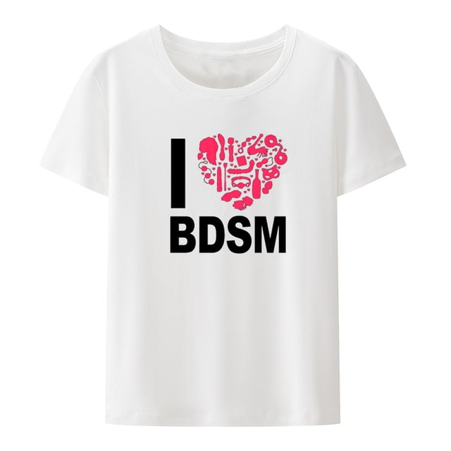 Camisetas con gráficos divertidos y extraordinarios de BDSM, camisetas con estampado BDSM, cómodas y técnicas para hombre, camisetas de cuello redondo geniales