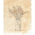 thumbnail image 2 of Harper, Ethan 20x24 White Modern Wood Framed Museum Art Print Titled - Antique Pastel Floral I, 2 of 4