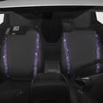 thumbnail image 3 of Car-Grand Bling diamond Rhinestone Leather car seat covers front pair shinning spark glitter crystal cute universal fit automotive glitter SUV truck sedan women girly Purple, 3 of 7