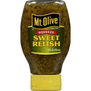 Mt. Olive Squeeze Sweet Relish, 10 fl oz Bottle