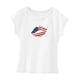 thumbnail image 3 of Camiseta para mujer verano transpirable ropa deportiva cuello redondo camisa para caminar playa SG, 3 of 7
