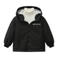 thumbnail image 4 of Girl Jackets Tween Lined Thickened Windbreaker Zippered Hoodies Girls Lightweight Jacket Fall Jacket Sweatshirts for Tween 12-14 Years, 4 of 4
