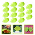 thumbnail image 3 of 15 Uds bandejas de aperitivos de hojas bandejas de plástico para aperitivos bandejas de comida de Hotel platos de postre de aperi HOMEMAXS 14661757-MX, 3 of 7