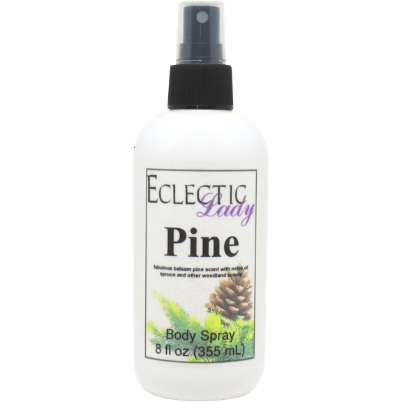 Pine Body Spray, Eclectic Lady, Hydrating Mist, Unisex, 16 oz