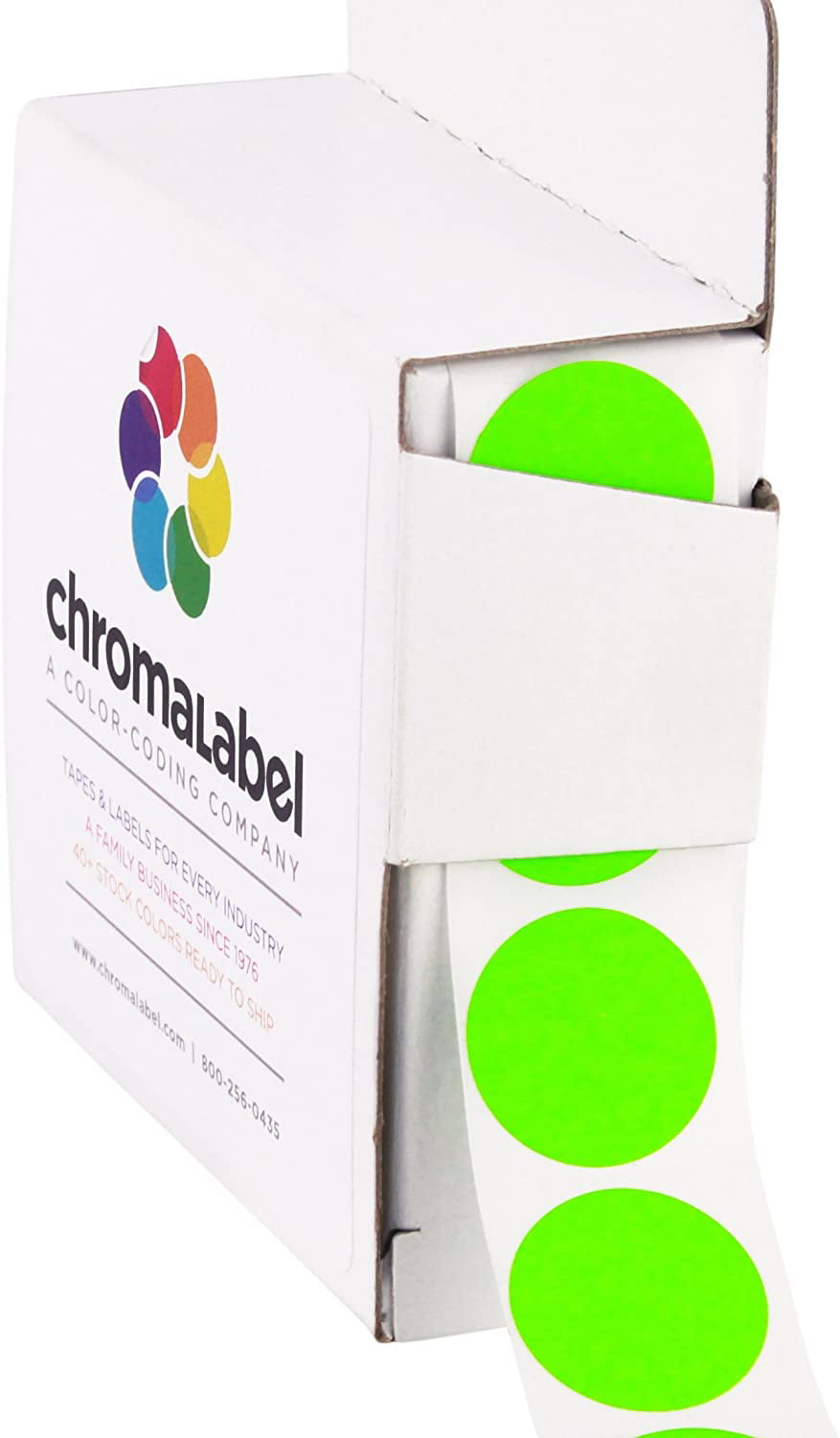 ChromaLabel 19mm (3/4 inch) Permanent ColourCode Dot Labels, 1000