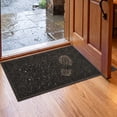 thumbnail image 4 of Ottomanson Waterproof Front Door Mat 23" x 35" Non-Slip Indoor Outdoor Doormat for Entryway & Patio, Black, 4 of 12