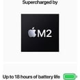 thumbnail image 4 of Restored 2022 Apple MacBook Air Laptop with M2 chip: 13.6-inch Liquid Retina Display, 16GB RAM, 256GB SSD Storage, Midnight (Refurbished), 4 of 5