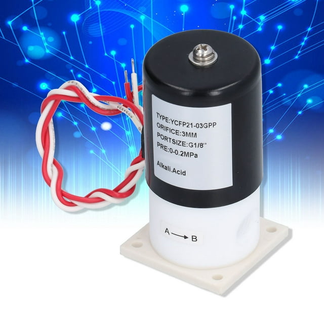 Válvula Solenoide Eléctrica, Válvula Solenoide Portátil de Resistencia A la Corrosió de Disipación de Calor para la Industria