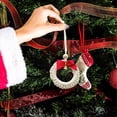 thumbnail image 5 of EUDIDV Xmas Decor Bow White Loop Pendant Christmas Tree Decoration Cotton Thread Material Small Pendant Christmas Tree Decoration Festive Supplies Indoor, 5 of 6