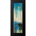 thumbnail image 2 of Villarreal Villarreal, Gabriela 10x24 Black Modern Framed Museum Art Print Titled - Peacock Impression, 2 of 5