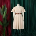 thumbnail image 6 of Womens Elegant V Neck Bell Sleeve Party Club Formal Wedding Guest Midi Dresses, 6 of 8
