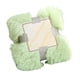 thumbnail image 2 of Manta decorativa suave de terciopelo franela, ligera y acogedora para sofá o cama, ideal para todas las estaciones, 130 x 160 cm, 1 unidad, color verde Rkxzt, 2 of 9