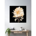 thumbnail image 2 of Orange Jasmine Plant Poster Wall Art, Modern Wall Decor For Living Room Bedroom, 16X16 UNFRAMED, 2 of 3