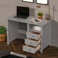 thumbnail image 2 of Compact Pine Desk with Drawers – Solid Wood Study Table for Kids and Adults, 2 of 8