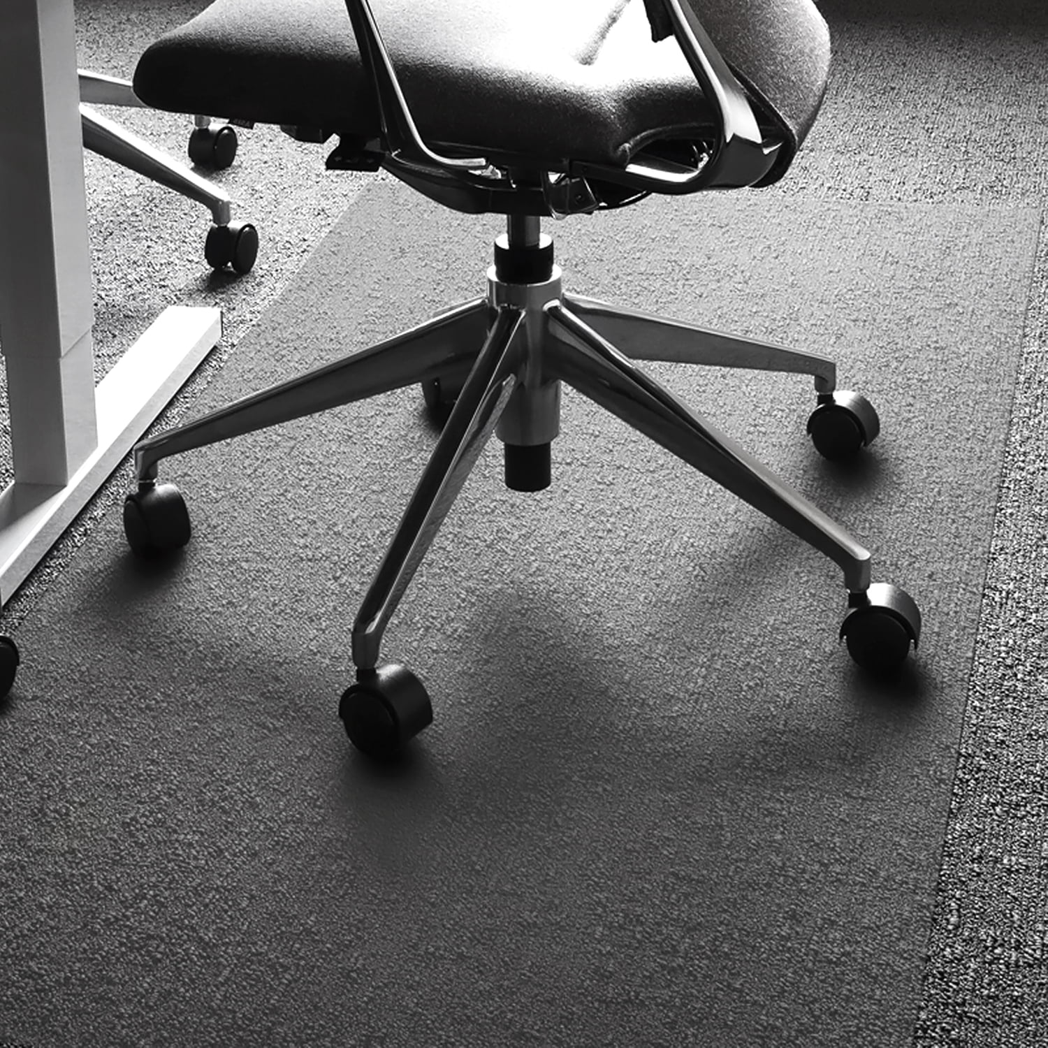 matページ Floortex® Vinyl Rectangle Chair Mat Carpets up to 1/4