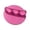 Pink, variant on ONLYEOR Black Round Exfoliating Scrubber, Finger Loop Grip, Dead Skin Remover, Gentle Body Scrub Tool