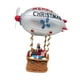 thumbnail image 3 of Adorno navideño con luces, figura de mesa, escultura de resina, decoración, regalo de Navidad, manualidades, linda figura de Papá Noel, globo de fuego, 3 of 9