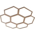thumbnail image 2 of 30"OD x 10 1/2"ID x 3/8"T Florin Wood Fretwork Pierced Ceiling Medallion, Wood (Paint Grade), 2 of 3
