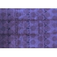 thumbnail image 1 of Ahgly Company Machine Washable Indoor Rectangle Oriental Blue Industrial Area Rugs, 6' x 9', 1 of 4