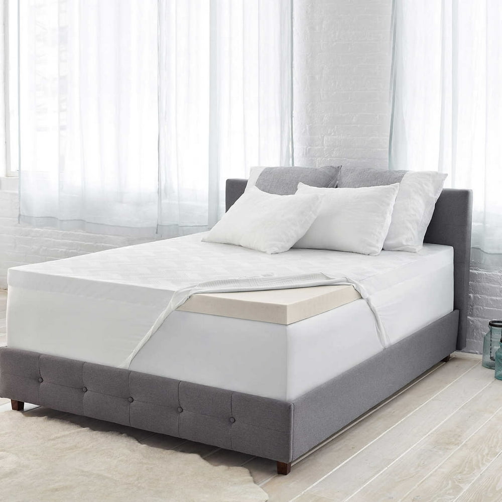 Novaform LURAcor ComfortPlus 3" Foam Mattress Topper Queen Walmart