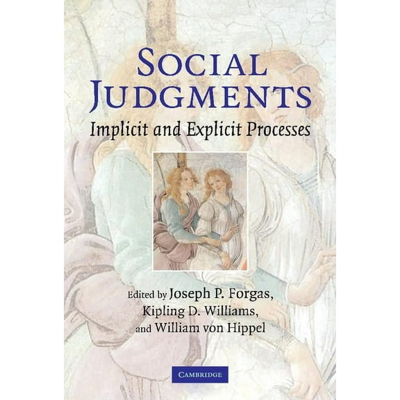 Sydney Symposium of Social Psychology Se Social Judgments, Book 5, (Hardcover)