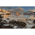 thumbnail image 3 of Smid Master, Jan 14x10 Black Modern Framed Museum Art Print Titled - Frozen Reine, 3 of 5
