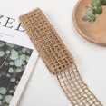 thumbnail image 4 of MasteelfCA 1 Roll Wired Wrapping Rope Packing Jute Rope DIY Arts Crafts Hollow out Ribbon, 4 of 7